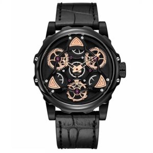 China 53mm Dial Men Quartz Watch Creative Versatile Leather Alloy Case wholesale