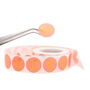 HT Cute Customizable Thank You Stickers Small Business Self Adhesive