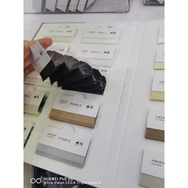 Tailored Double Layer Polyester Window Valance Curtains Readymade For Living Room