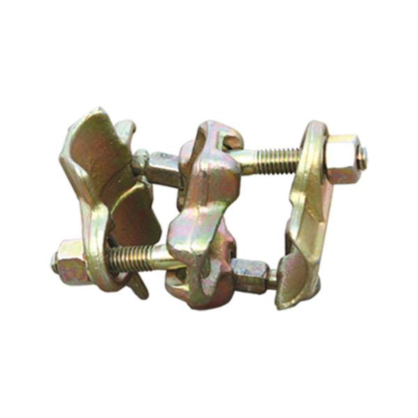 Italian type Golden , Red scaffold double coupler forged right angle coupler
