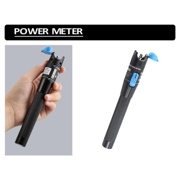 Multi Purpose Fiber Optic Termination Tool Kit Optical Power Meter 9 In 1 With Cleaver