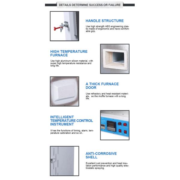 1200C Muffle Furnace for Lab with PID Controller and 12-Month Warranty