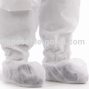 China Single Use Nonwoven Shoe Cover With Elastic Opening on sale