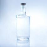 China Collar Material Glass 750ml Twist Shape Glass Bottles for Clear or Customized for sale
