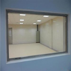 China Nuclear Magnetic Resonance Rf Shielding Radiation Proof Windows 100dB 130MHz wholesale