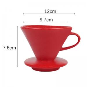China Ceramic Funnel Pour Over Coffee Filter Coffee Brewing Filter Cups wholesale