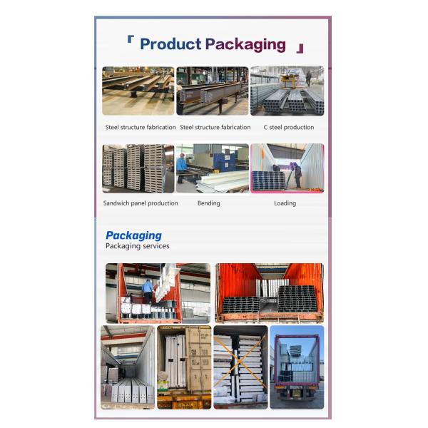 Fast Build Large Space Steel Structure Building Metal Frame Warehouse Easy Assemble