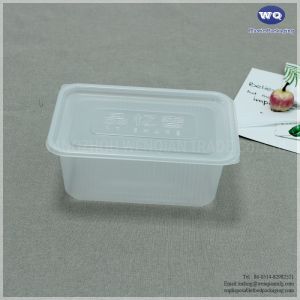 Clear PP Rectangle Lunch Box,Disposable Plastic Container,Transparent Plastic