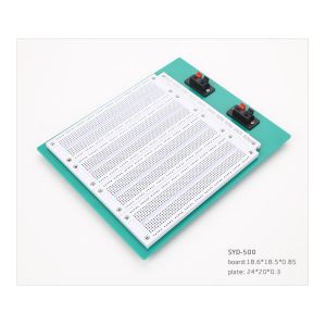 China PCB Solderless Breadboard Kit , 2 Switches Solderless Bread Board With Green Plate wholesale