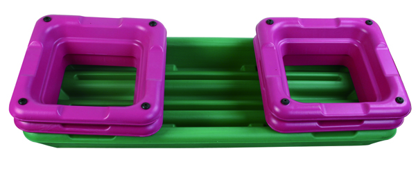 Customized Color Adjustable Aerobic Step With 4 Risers HDPE Material