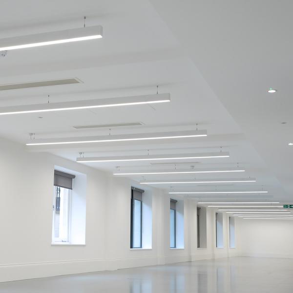 Building LED Strip Light Channel Track aluminum Suspended Profile Surface Mounted