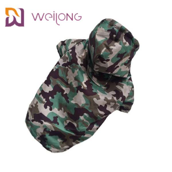 Velcro Opening Camo Pet Dog Waterproof Jumpsuit Mesh Lining