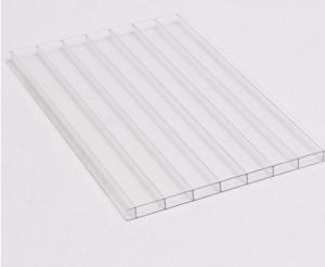 China 4-12mm Frosted Crystal Polycarbonate Sheet Twin Wall Polycarbonate Hollow Sheet wholesale