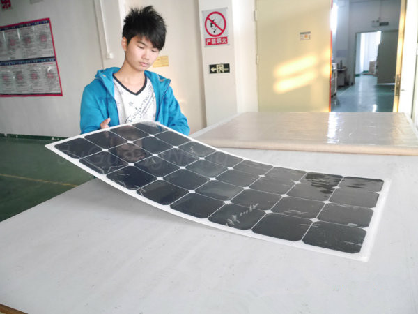 Anti-dumping duty free 150W semi flexible solar panel for the EU market
