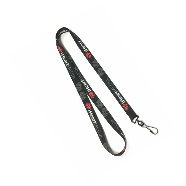 Fashion Promotional Dye Sublimation Lanyards with Swivel J Hook Attachment