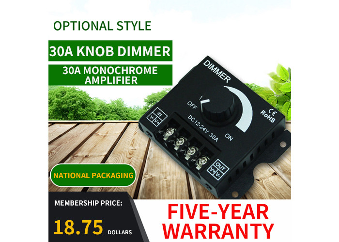 China DC12V 30a Led High Power Dimmer Switch 88*63*25mm 1 Channel on sale
