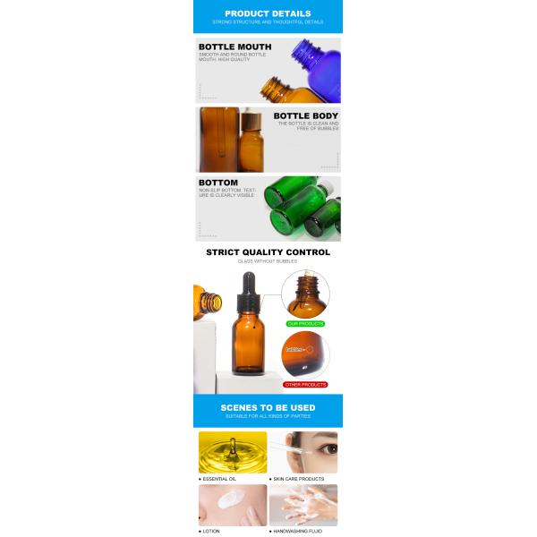 Amber 30ml Glass Dropper Bottle with Measured Pipette