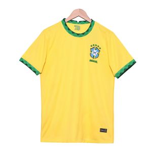 China Brazil Retro 2021-2022 Home Jersey Support Group Customization wholesale