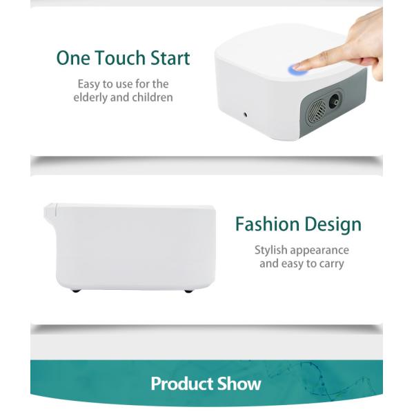 Mini Travel Portable Breathing Treatment Machine Air Compressor Silent Ultrasonic