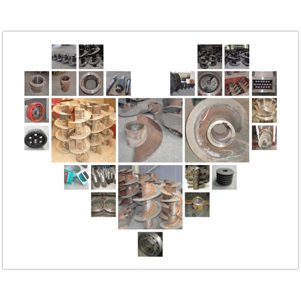 Customized Brick Making Machinery Parts Vacuum Extruder Machine Screw