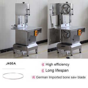 Manual Meat Bone Cutter Commercial Saw Machine Safe Operation