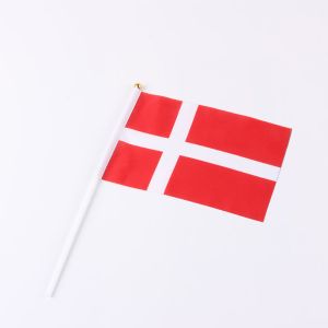 China Waterproof Polyester Hand Held Flags Customizable Small wholesale