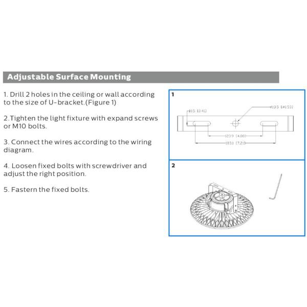 High Bay Led Light Bulbs Meanwell HBG IP65 140LPW 300W Led High Bay Lamp SMD3030