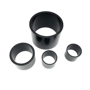 China Black Sintered Bonded Neodymium Magnet Custom Radial Ring Magnet on sale