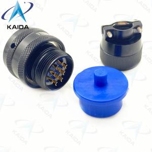 China 10 Contacts Plug Round Pin Electrical Connector -55C To 125C Circular Connector Plug wholesale