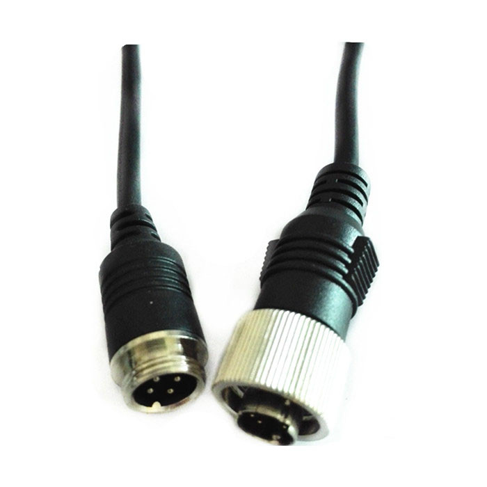 China 4 Pin Copper Wire Reversing Camera Extension Cable For Van wholesale