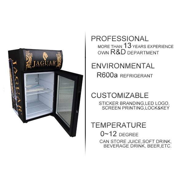 21L Table Top Small Display Beverage Cooler 15L Mini Showcase Chiller SC21B