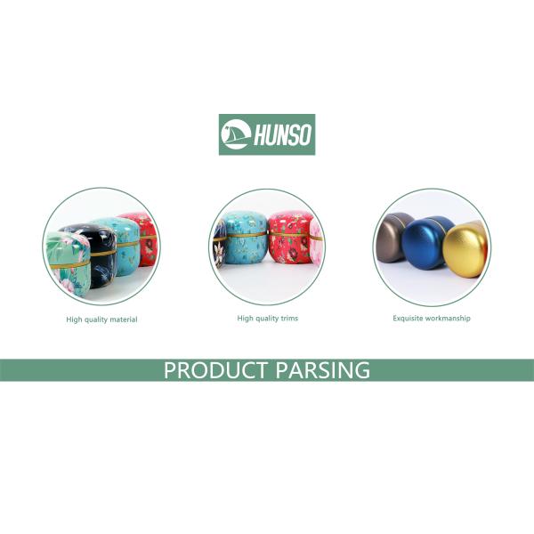 Decorative Round Metal Tin Container , Tea Packaging Tin Gift Boxes