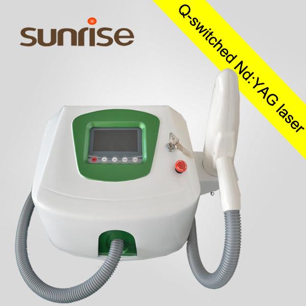 Quality Touch screen portable laser tattoo removal/ Q switched nd yag laser tattoo removal machine for sale