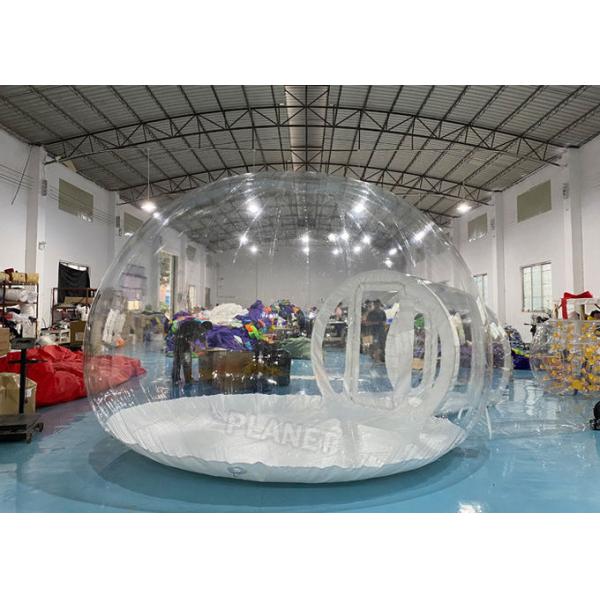 0.8mm clear PVC Inflatable Bubble Tent with 2m tunnel