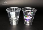 Milkshakes U Disposable Plastic Drinking Cups High Clarity UV Printing