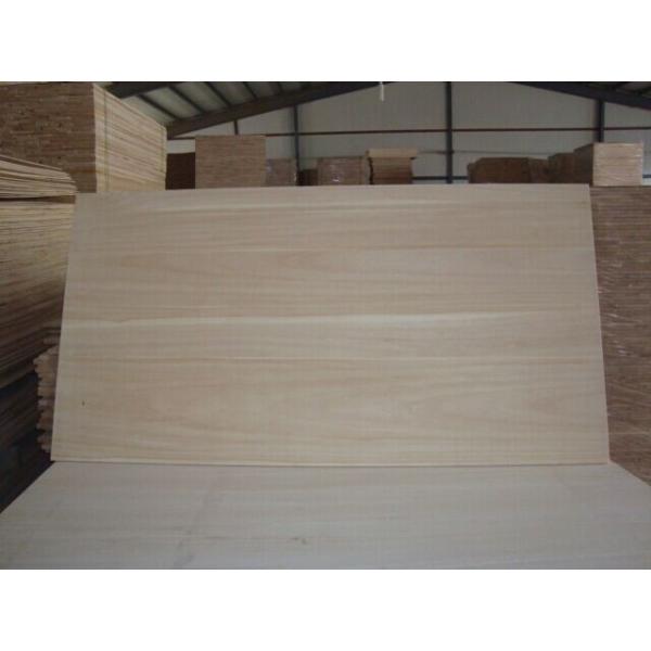 Edge Glued Solid Paulownia Wood Board With Eco Friendly Glue Customized