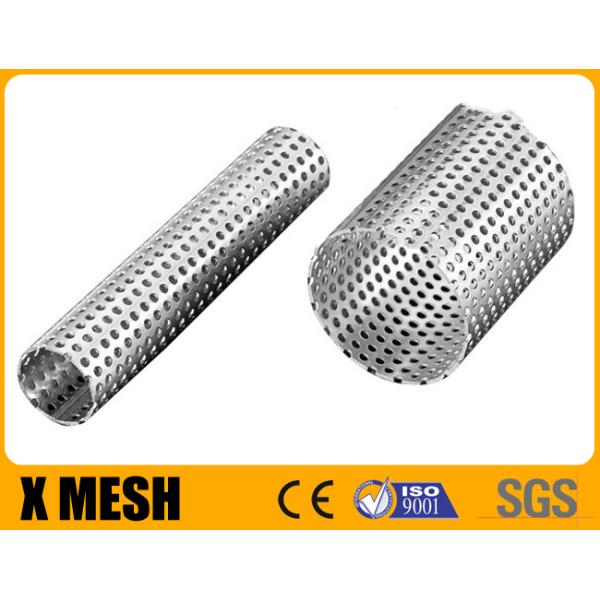 Customize 200mm Perforated Stainless Steel Cylinder With Round Hole