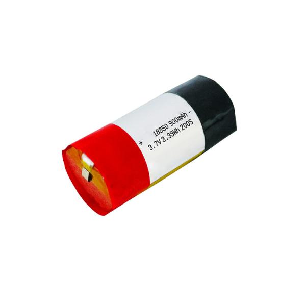 500 Times E Cig 18350 3.7 V 10C Li Ion Cylindrical Battery