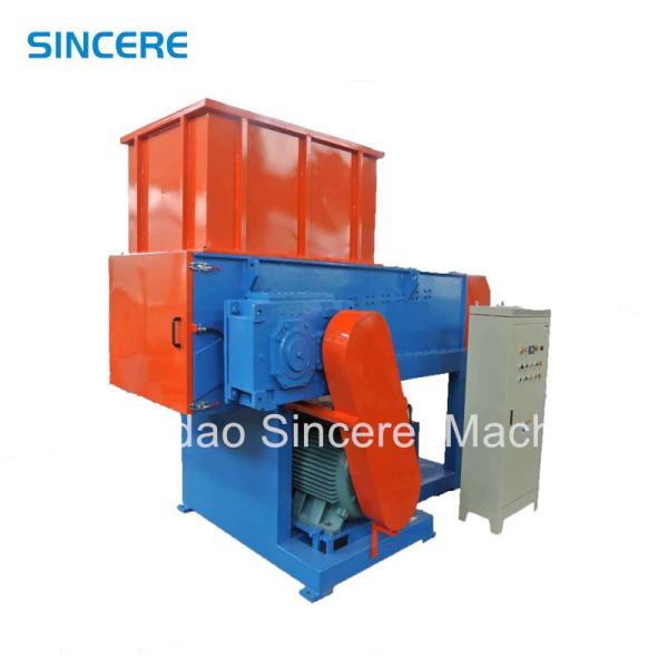 OEM Plastic Auxiliary Equipment Shredder Crusher Machine For Pipe Sheet Bottles Shoes Textile