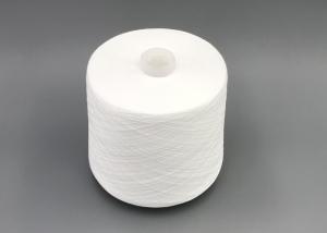 China 50S/2 Plastic Cone White Industrial Sewing Polyester Machine Embroidery Thread wholesale