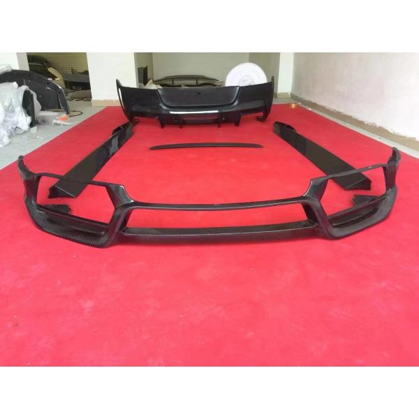 For Bentley Continental GT Carbon Fiber Body Kit Continental GT Upgrades VORS Style Front and Rear Bumper Spoilers