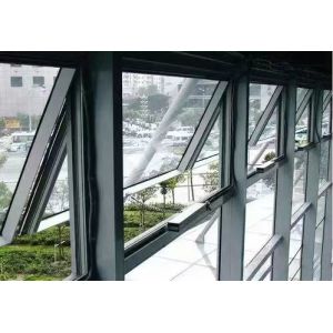 China Fluorocarbon Spray Aluminium Glass Windows for Durable Construction wholesale