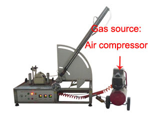 PLC Control System IEC Test Equipment , 1000mm Adjustable Automatic Cord Reels Endurance Tester
