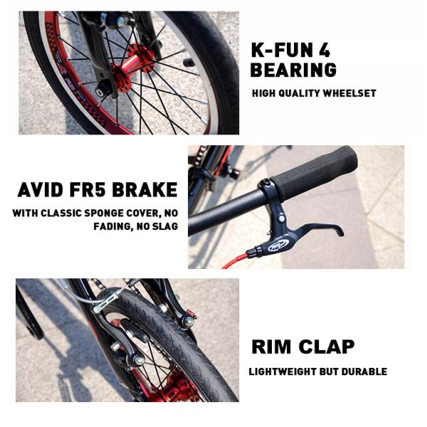 Crius Most Popular 14 Inch Foldable Exercise Road Bike Lightweight And Easy To Carry