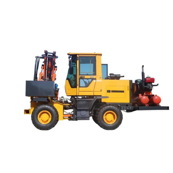 ISO Highway Guardrail Pile Driver Machine With Hydraulic Pressure Pile Driver