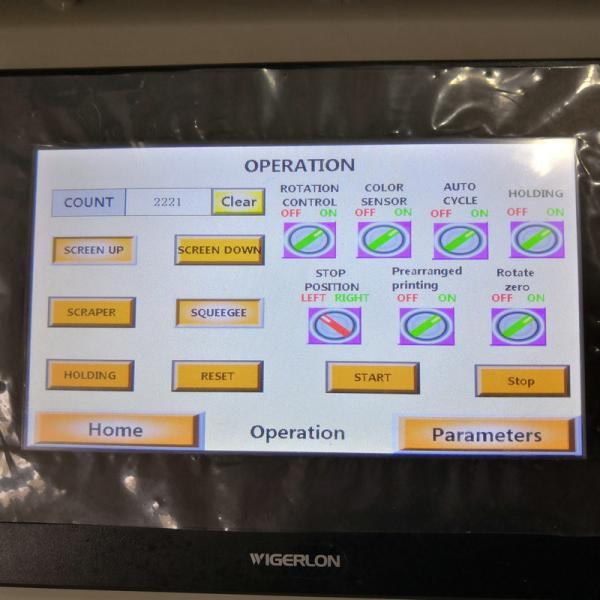 220V 110V Servo Motor Multicolor Screen Printer For Bottle