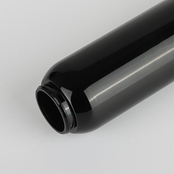 Cylinder PET 180ml 200ml Packaging Black Foam Soap Dispenser Bottle Pump Airless