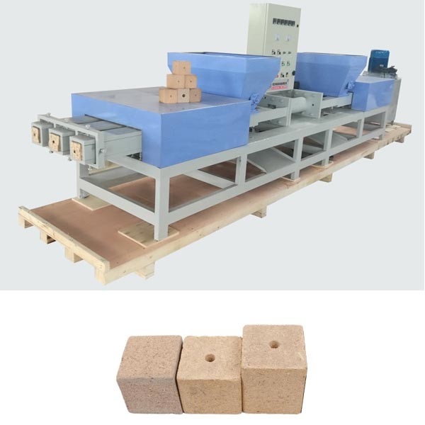 Wood Shavings Pallet Block Machine For European Pallet In Lithuania
