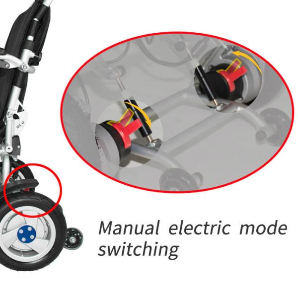 CE Multifunction Foldable Electric Wheelchair With Tilt Recline