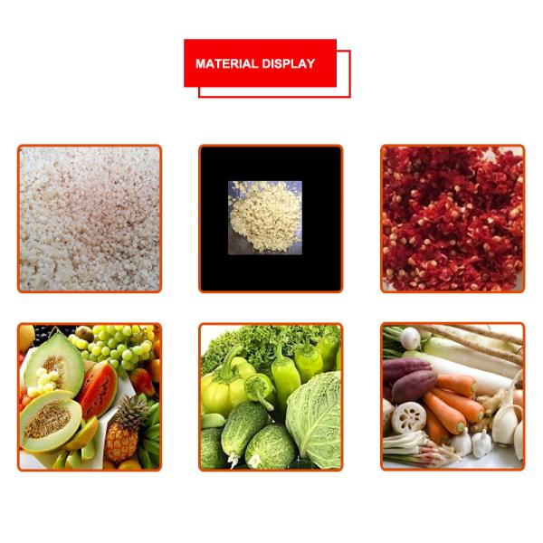 Stainless Steel Ginger Chopping Grinder Machine With 800KG/H Capacity